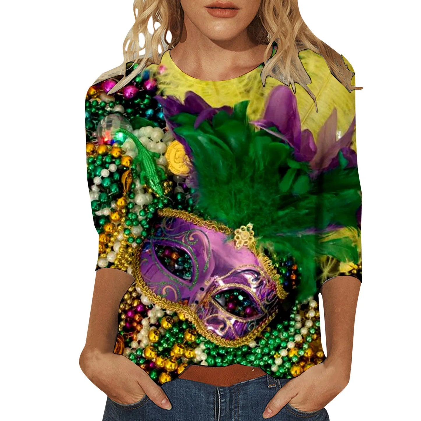 Carnival Printed Women Casual T-Shirts