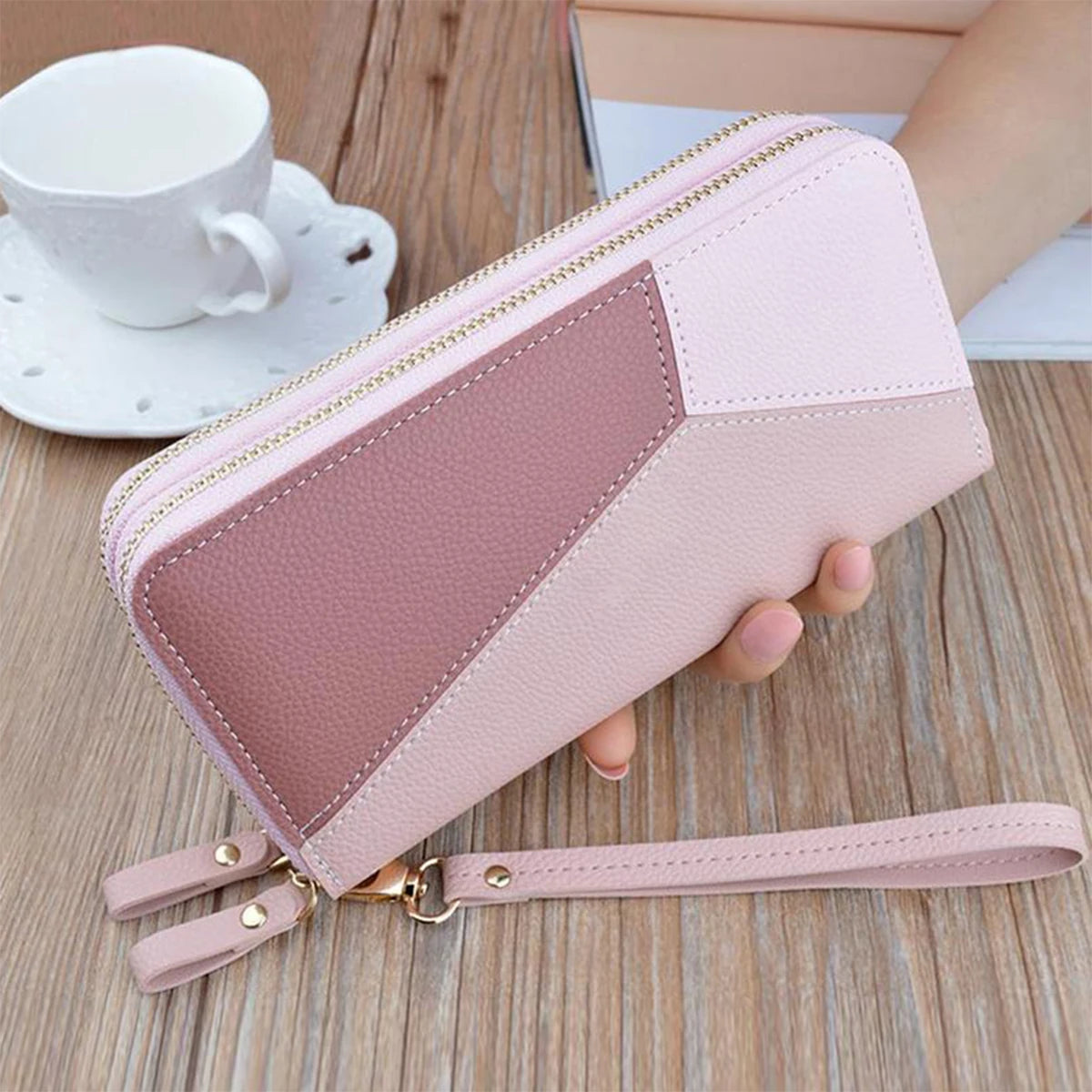 Ladies Leather Wallet Card Holder