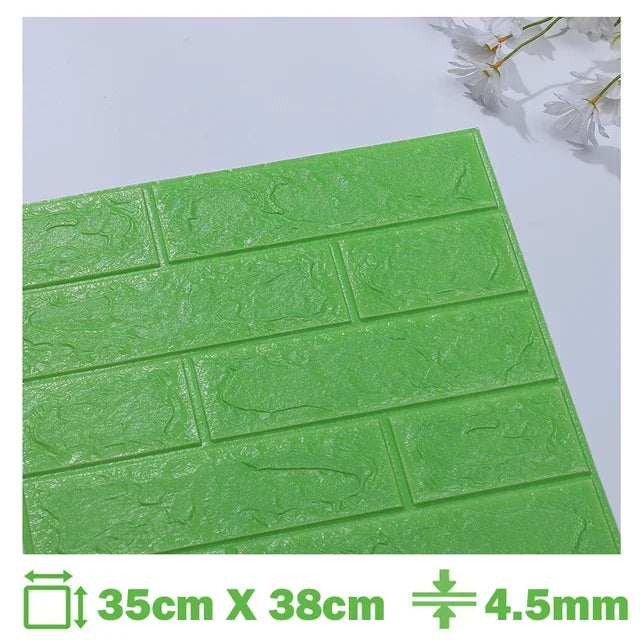 Foam 3D Wall Stickers Self Adhesive Panels