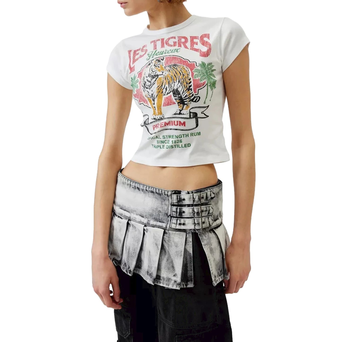 Women Crop Basic T-Shirts