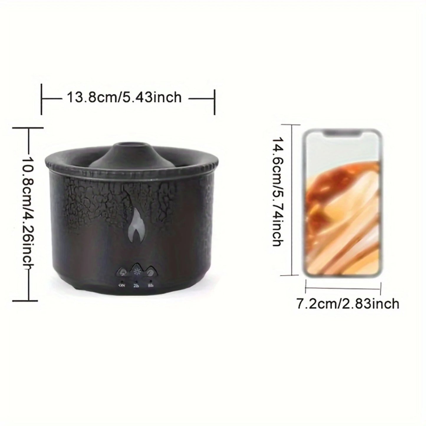 Volcanic Flame Diffuser
