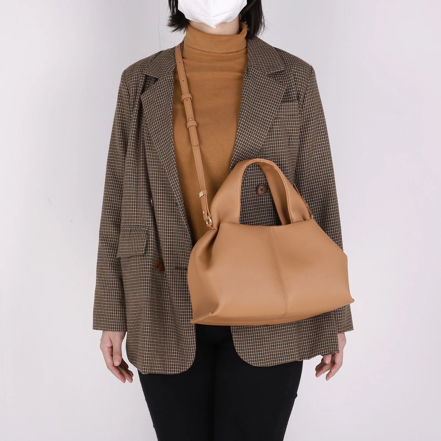 Fashion Ruched Hobo Women Handbag