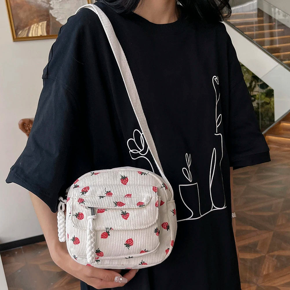 Cute Strawberry Shoulder Bag