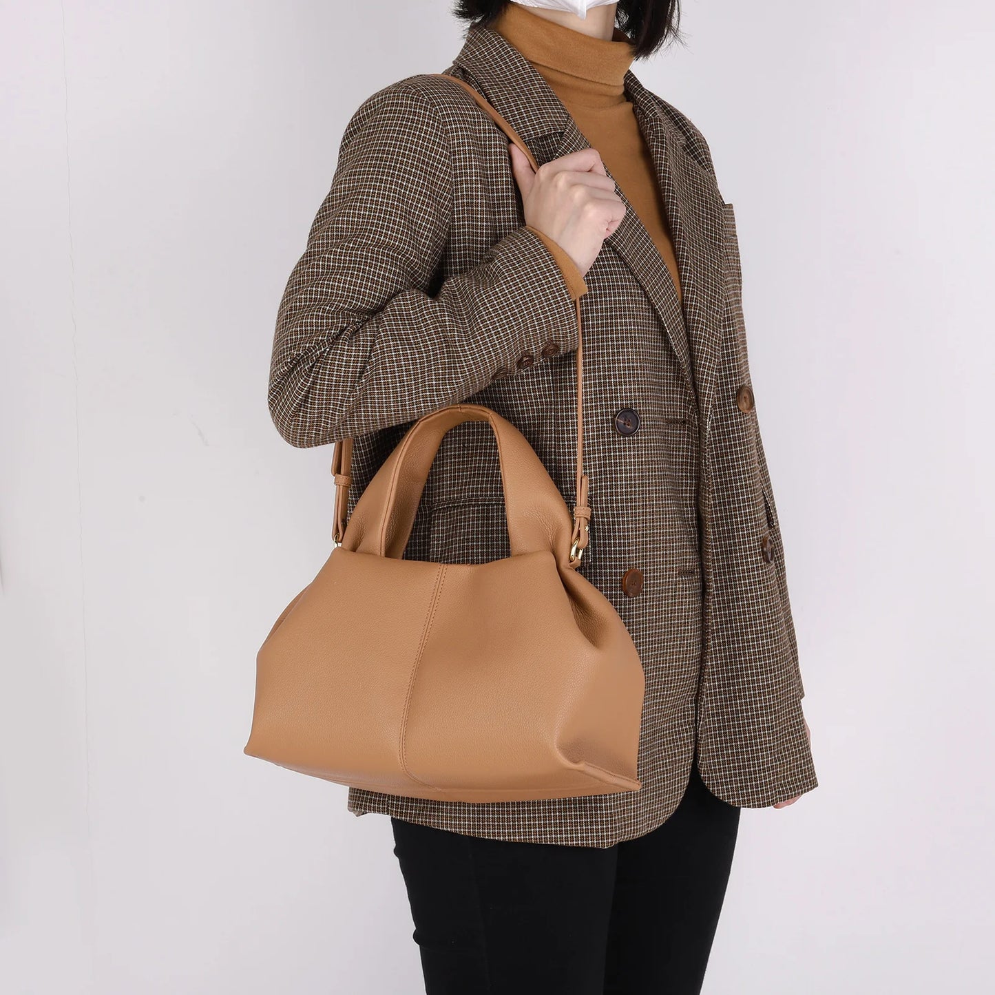 Fashion Ruched Hobo Women Handbag