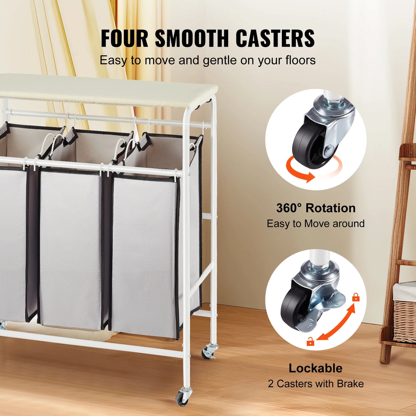 Laundry Sorter Cart