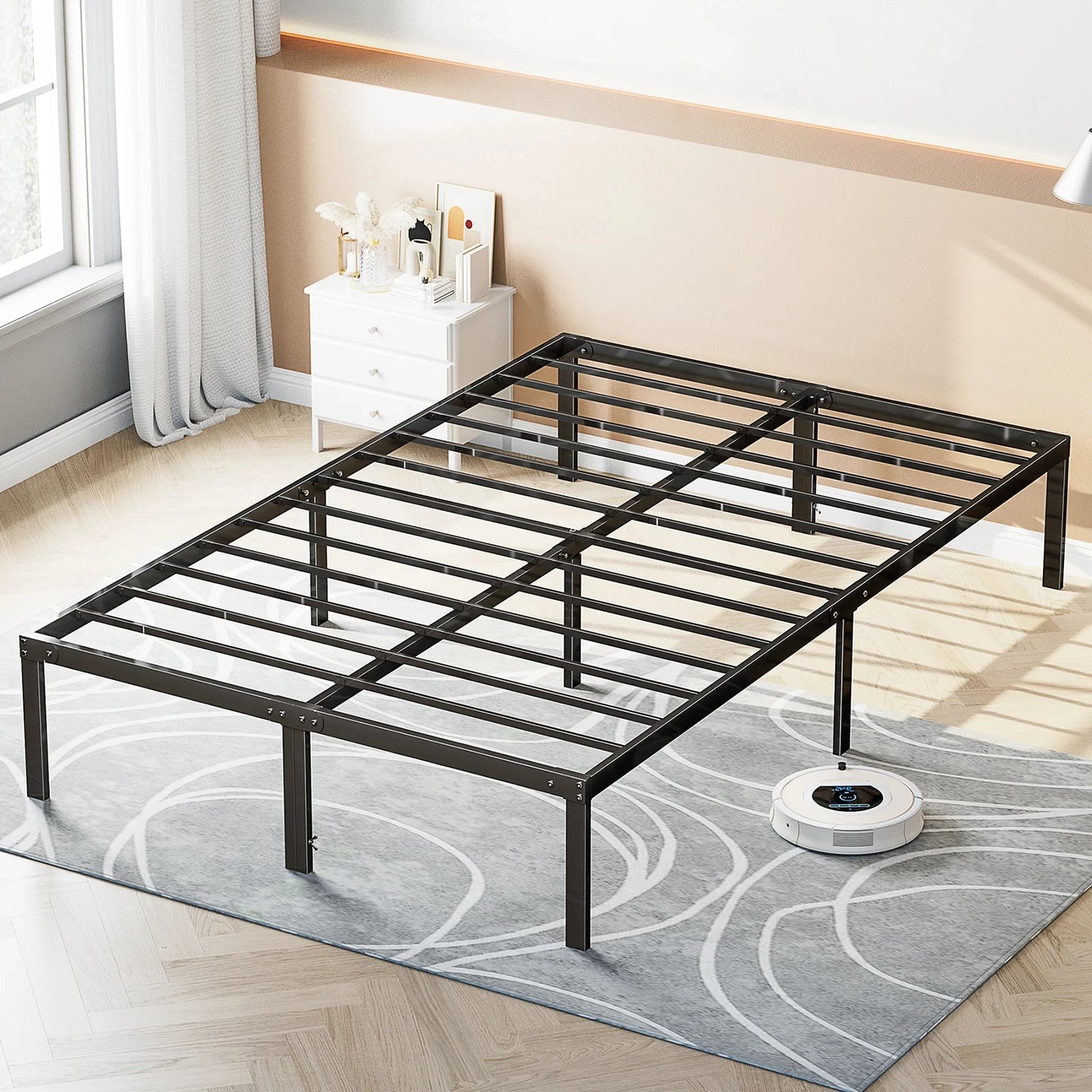 JHK Basic Twin Full Queen King Size Bed Frame