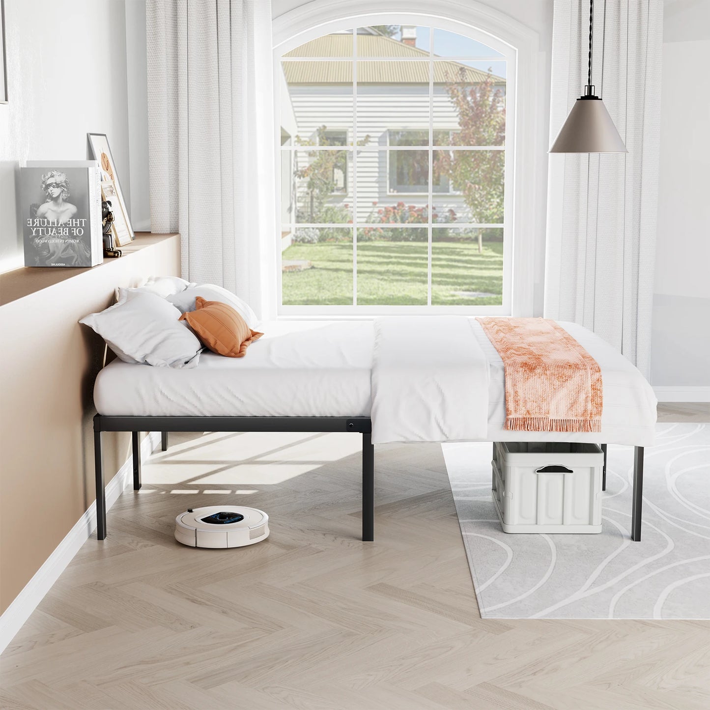 JHK Basic Twin Full Queen King Size Bed Frame