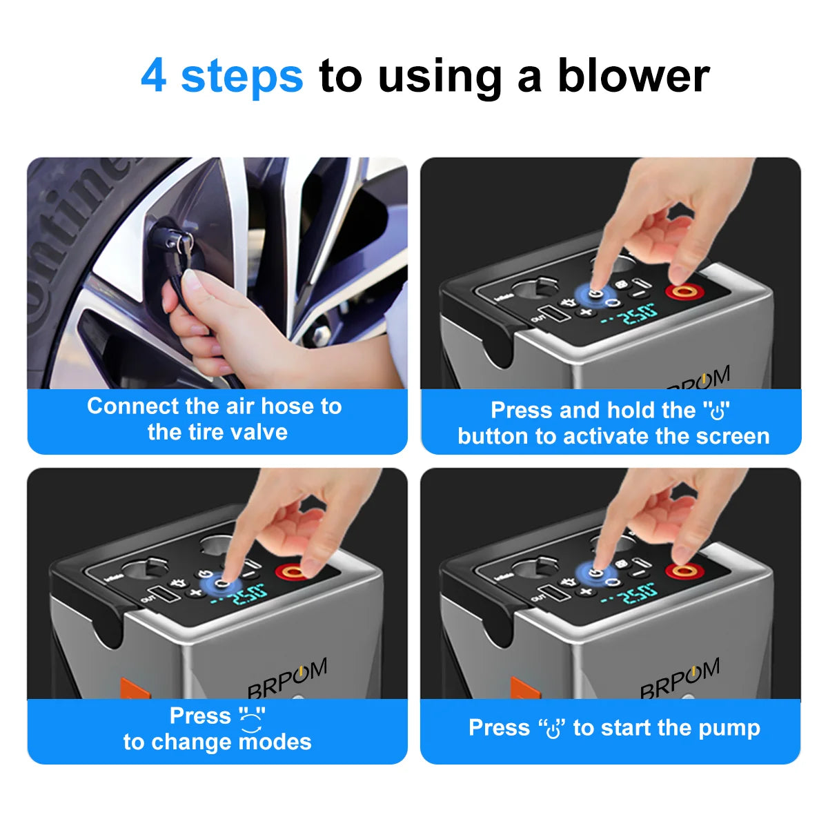 Car Jump Starter Air Compressor