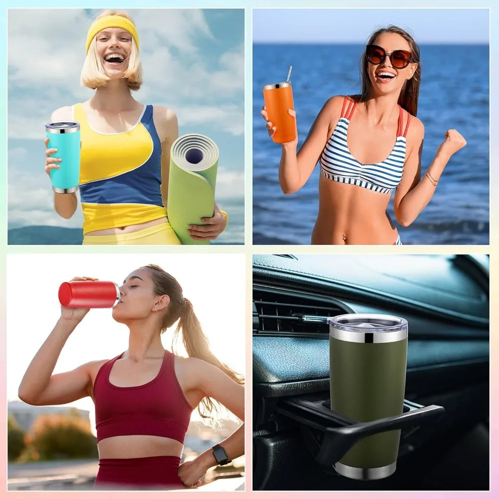 50 Pack Insulated Travel Coffee Tumblers