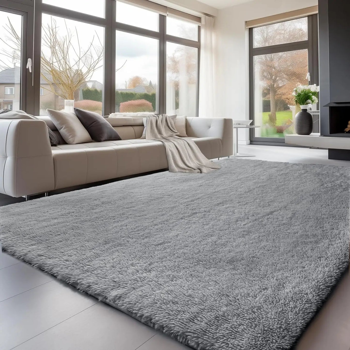 8x10 Shaggy Soft Plush Area Rugs