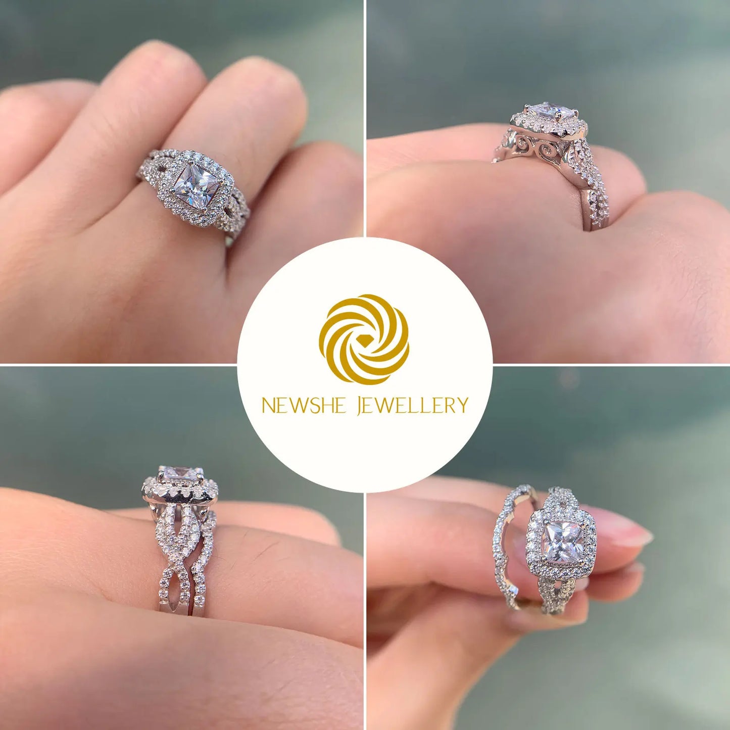 925 Sterling Silver Engagement Ring