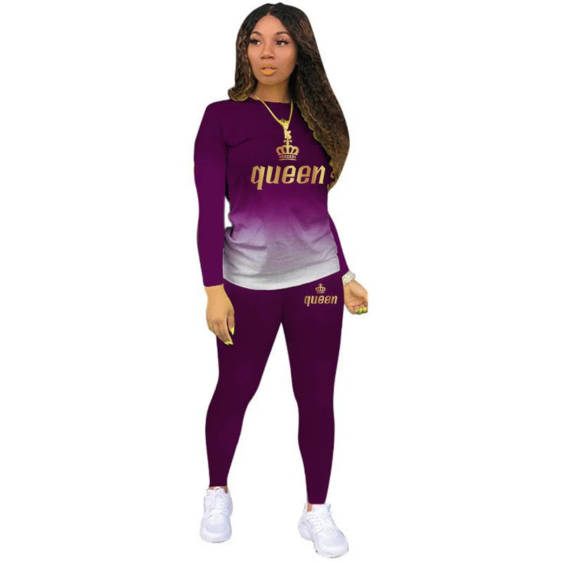 Casual Sport Suit Spring Autumn Jogging Suit