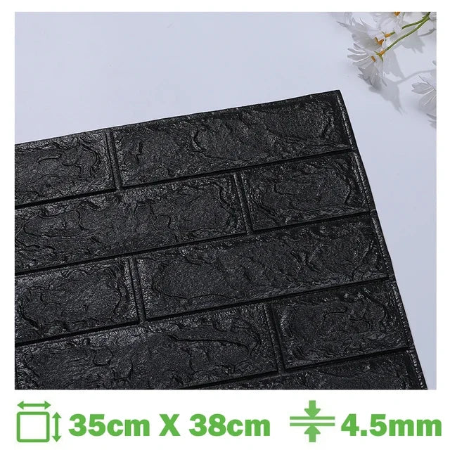 Foam 3D Wall Stickers Self Adhesive Panels