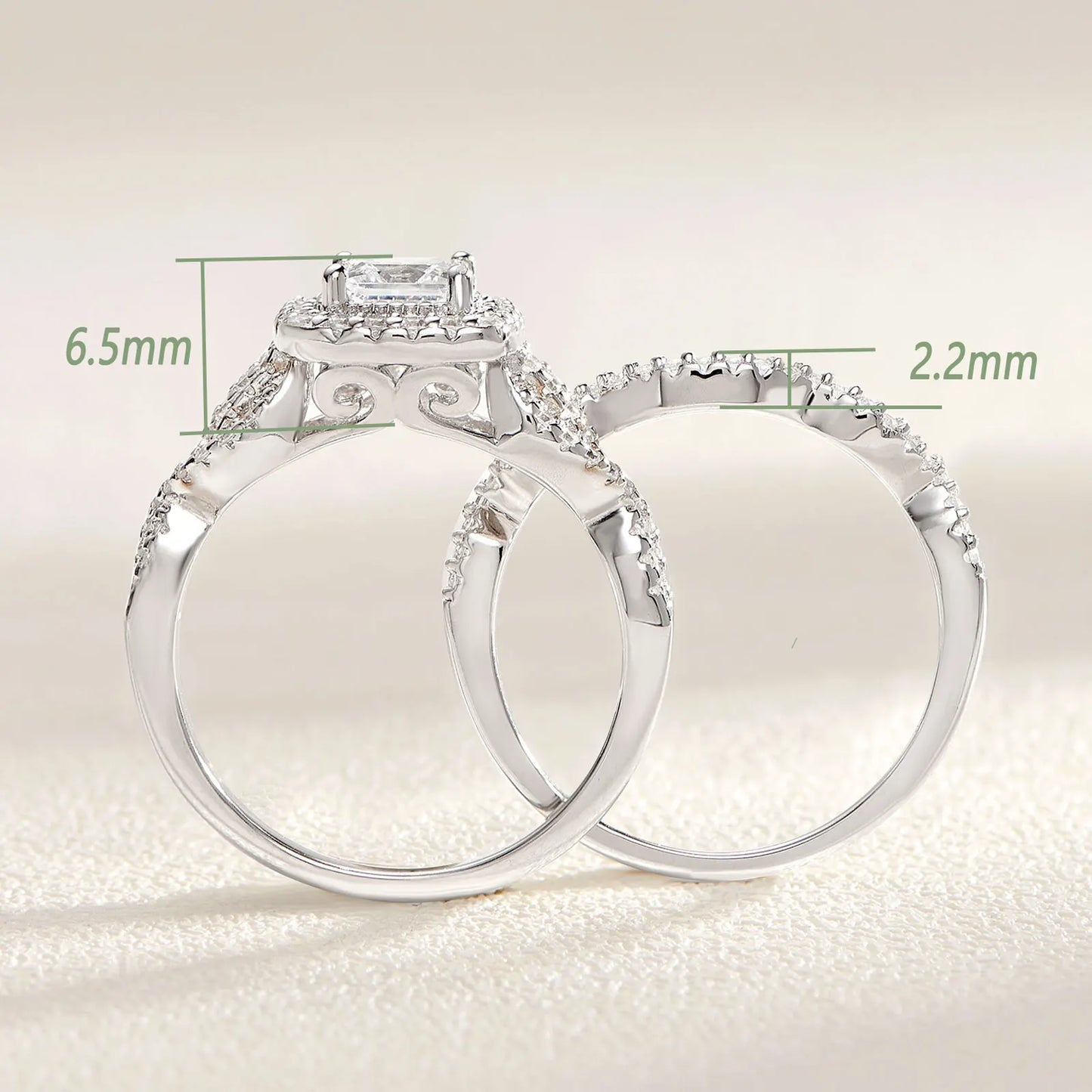 925 Sterling Silver Engagement Ring