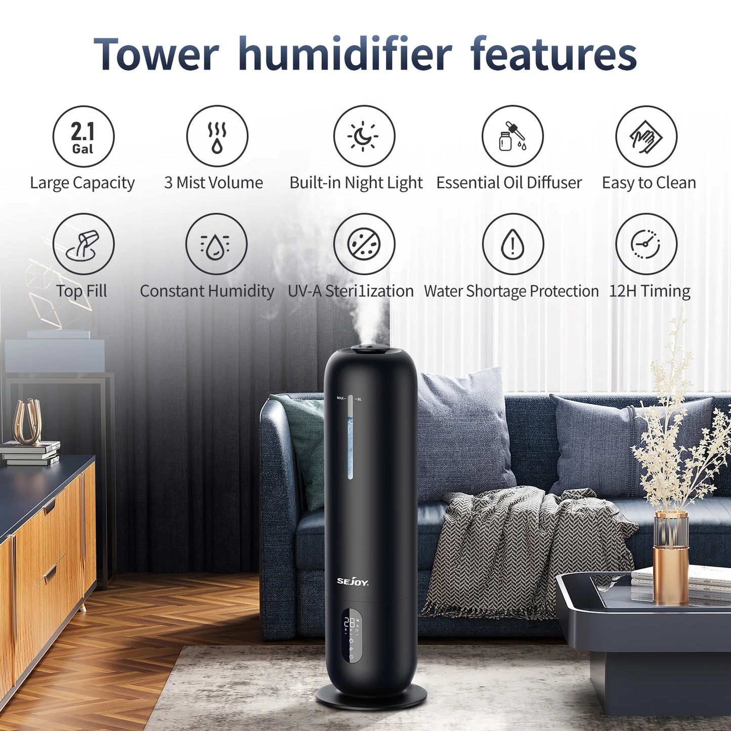 Large Room Essential Oil Diffuser Timer