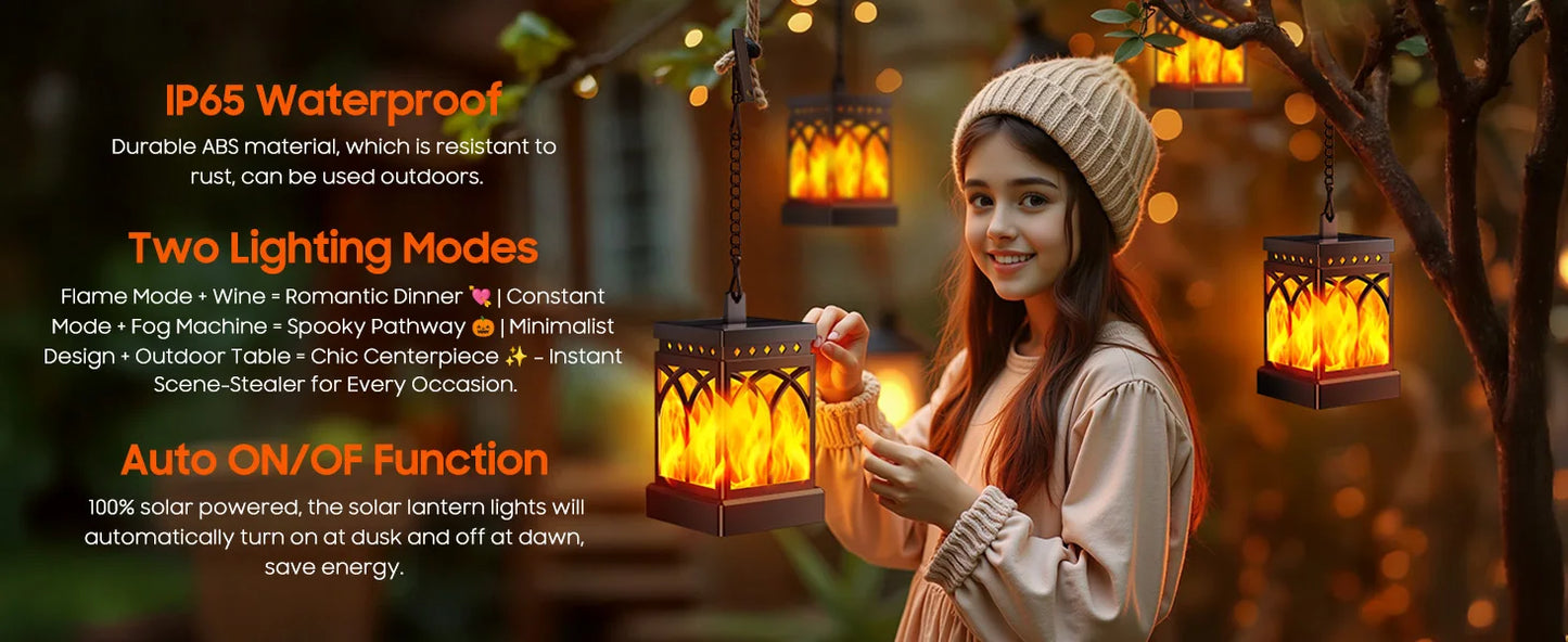 Outdoor Solar Lanterns Waterproof LED TLL059B Auto On