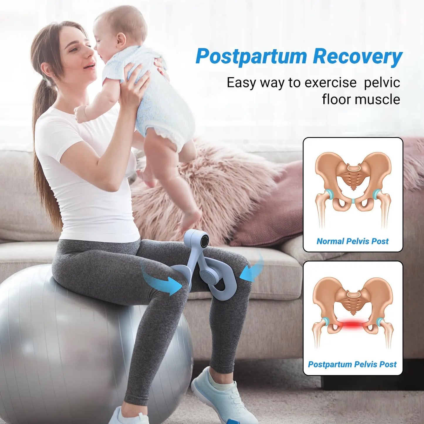 MERACH Thigh Trainer Pelvic Floor Muscle Exercise Device
