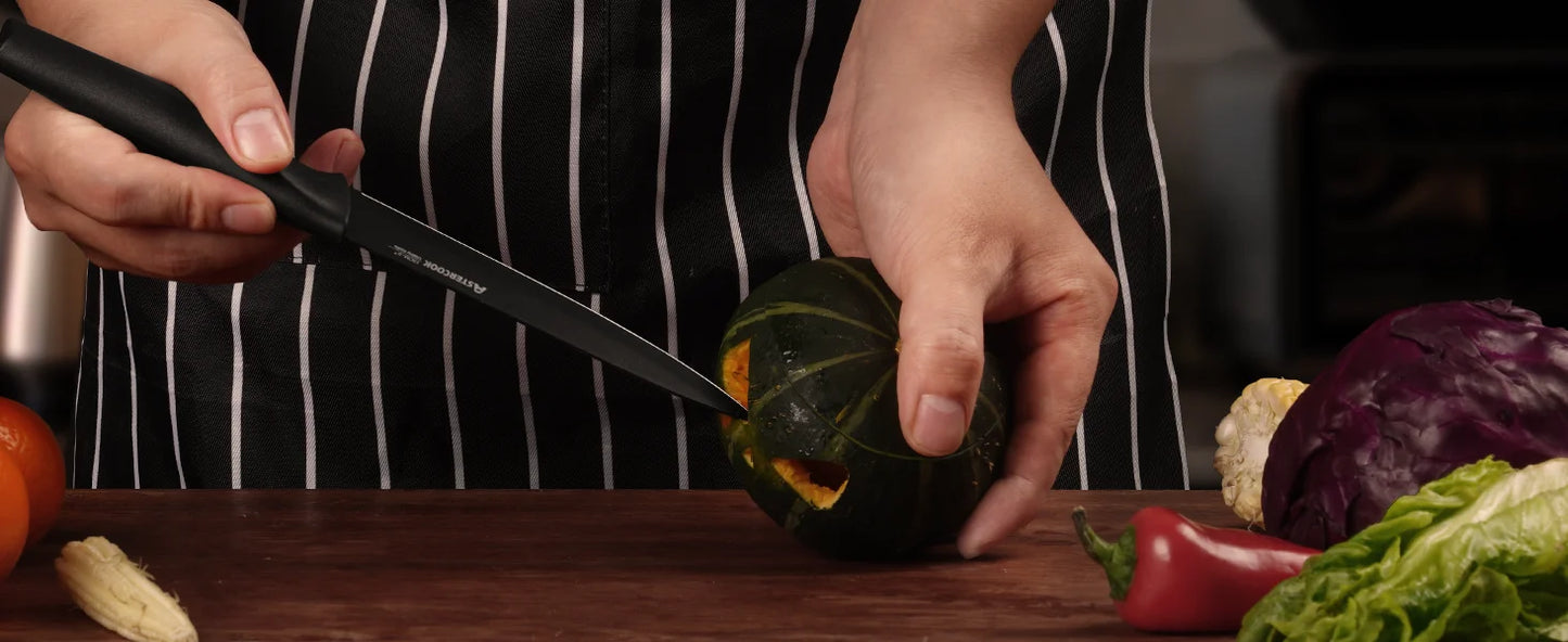 Astercook Stainless Steel Kitchen Knife Set With Sharp Blades