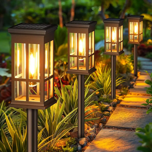 Solar Pathway Light Outdoor LED Lamp IP65 Waterproof Landscape