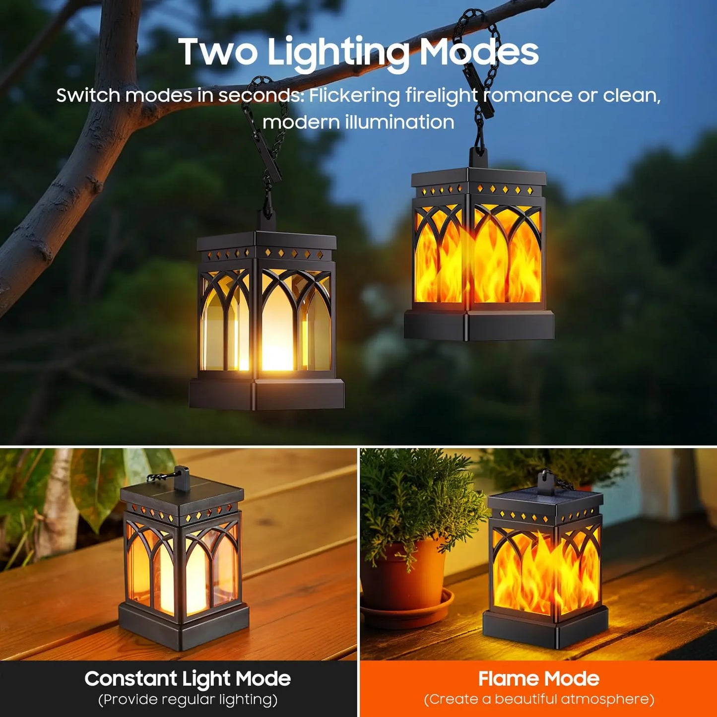 Outdoor Solar Lanterns Waterproof LED TLL059B Auto On