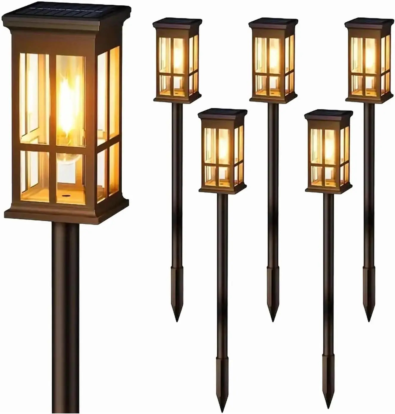 Solar Pathway Light Outdoor LED Lamp IP65 Waterproof Landscape