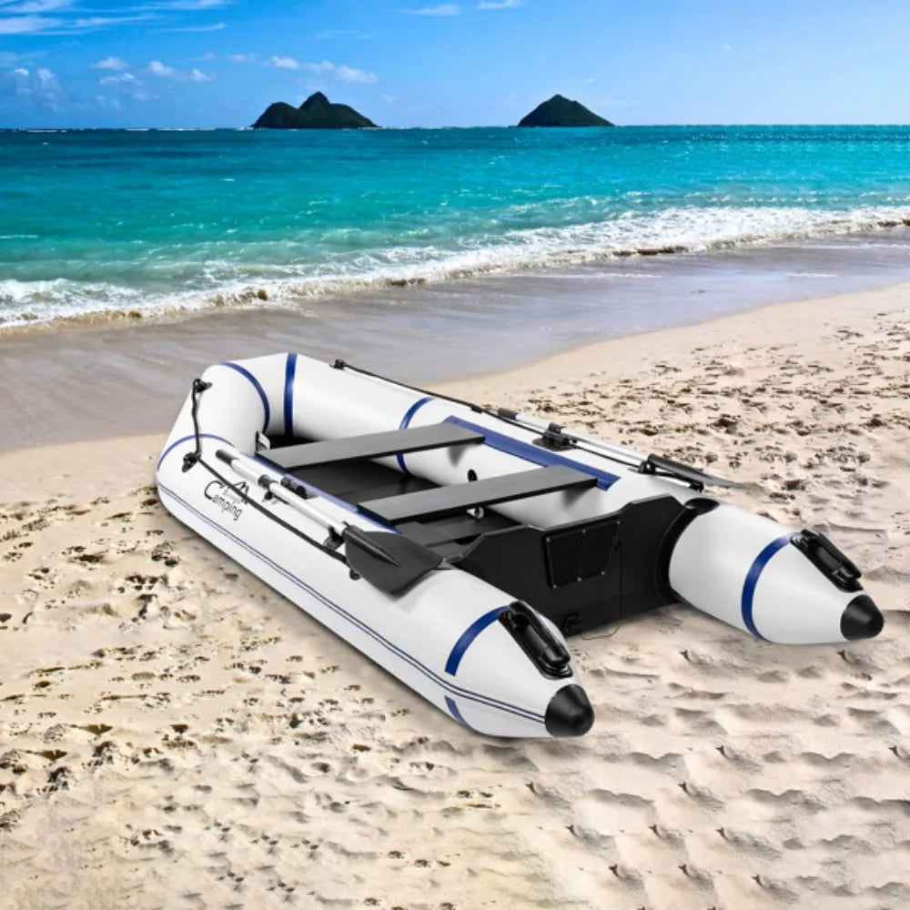 Inflatable Assault Boat 330kg Capacity Double Rowing Boat