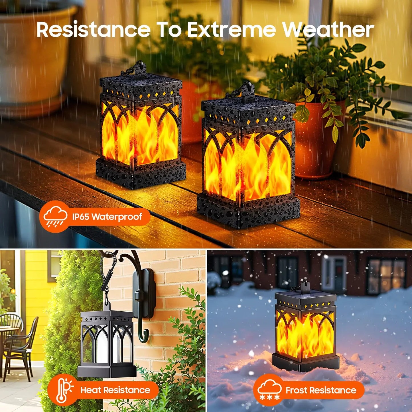 Outdoor Solar Lanterns Waterproof LED TLL059B Auto On