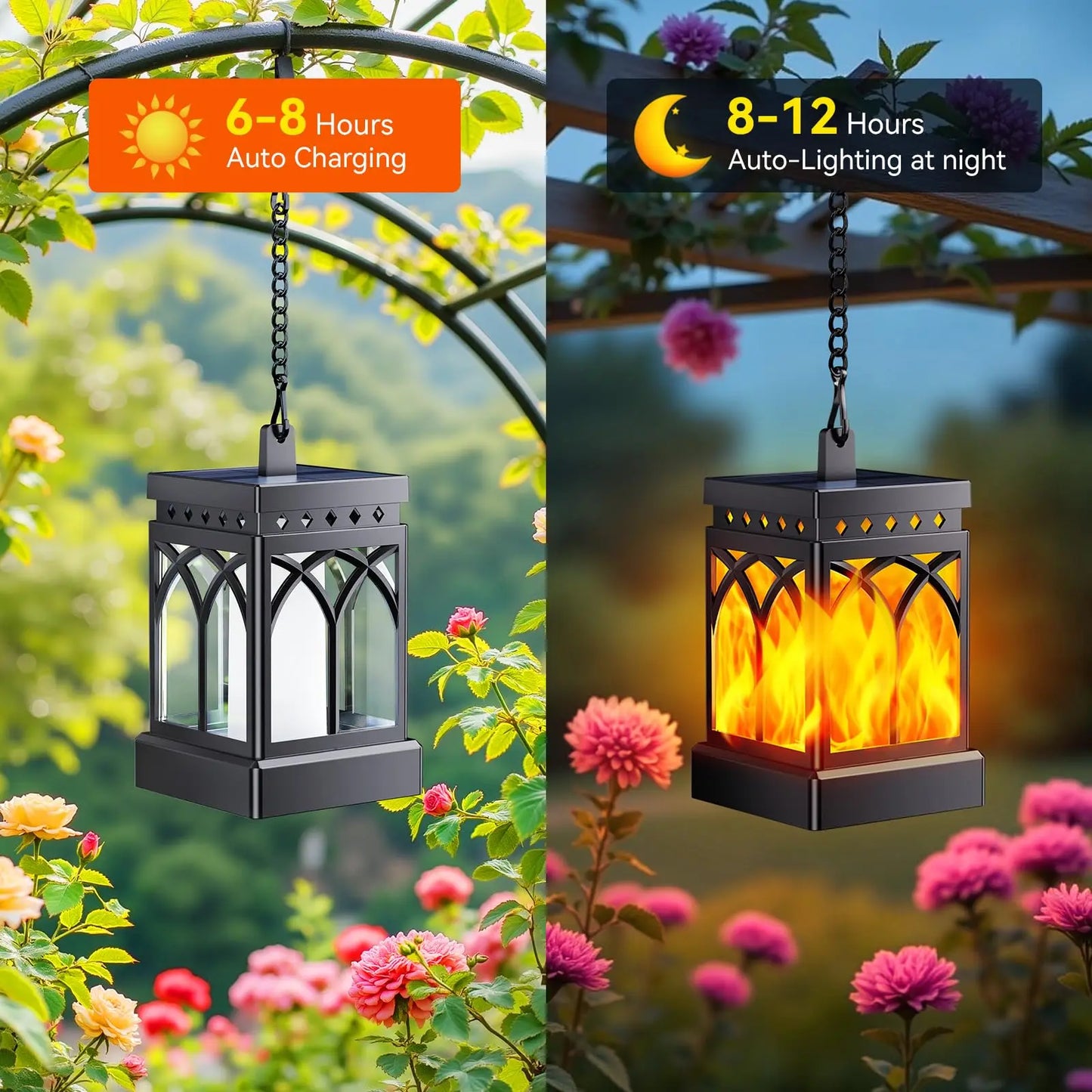 Outdoor Solar Lanterns Waterproof LED TLL059B Auto On