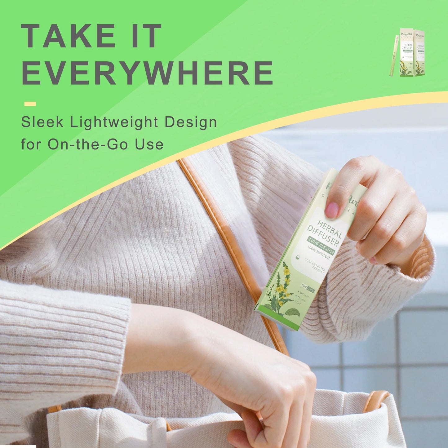 Natural Lung Cleansing Aromatherapy Diffuser For Easier Breathing