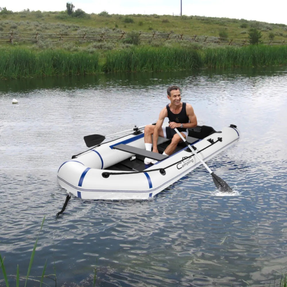 Inflatable Assault Boat 330kg Capacity Double Rowing Boat