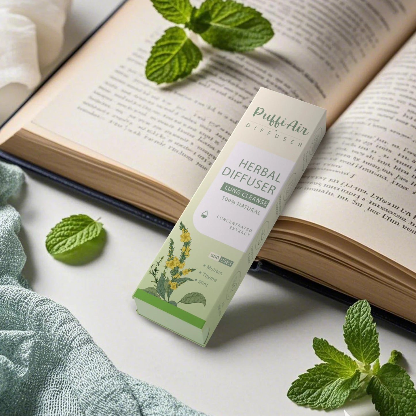 Natural Lung Cleansing Aromatherapy Diffuser For Easier Breathing