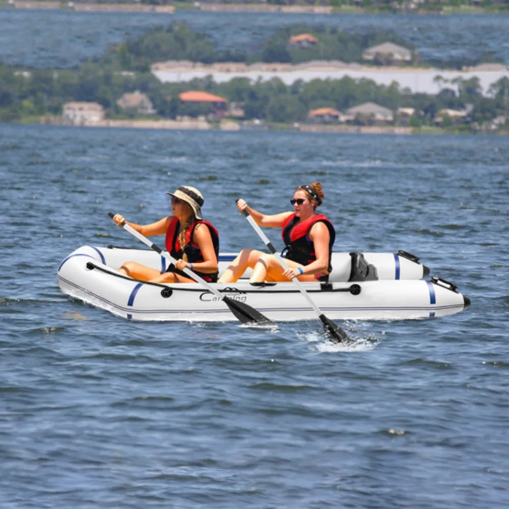 Inflatable Assault Boat 330kg Capacity Double Rowing Boat