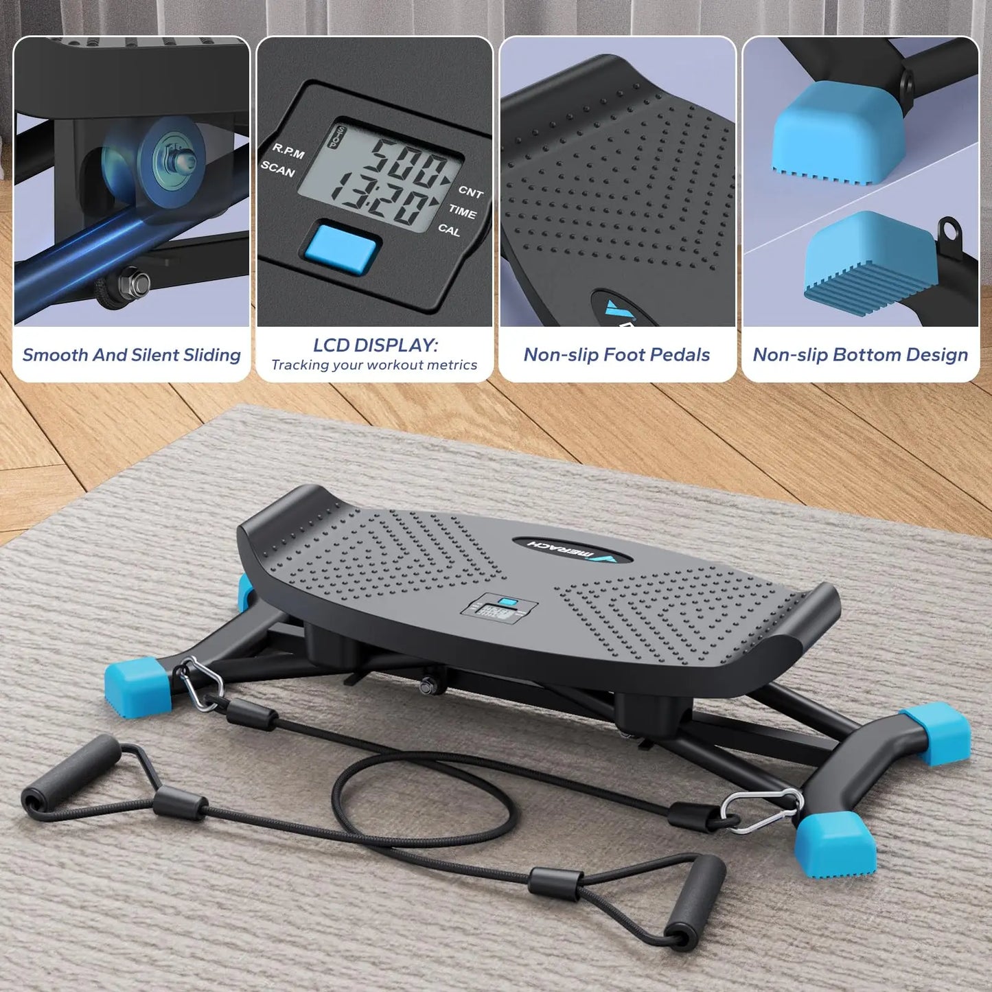 Leg Exercise Cardio Fitness Machine For Full Body Aerobics