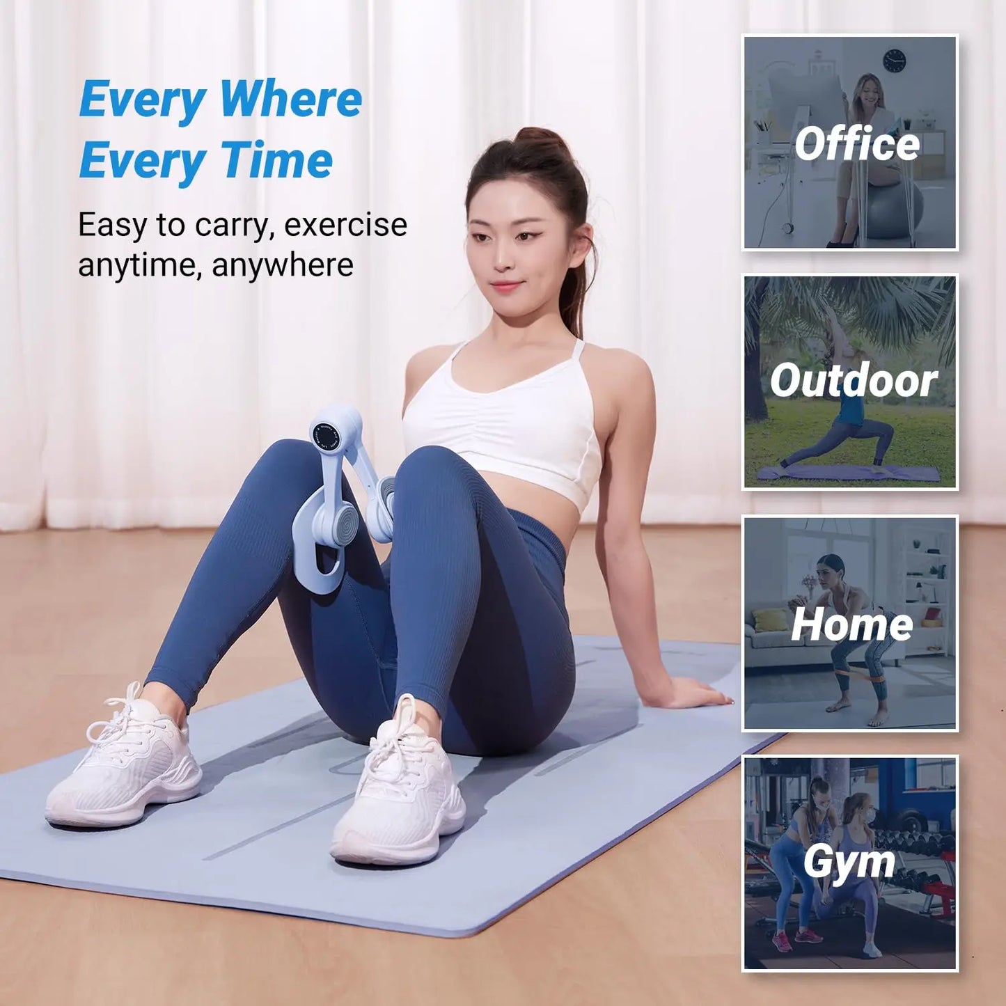 MERACH Thigh Trainer Pelvic Floor Muscle Trainer for Inner Thighs