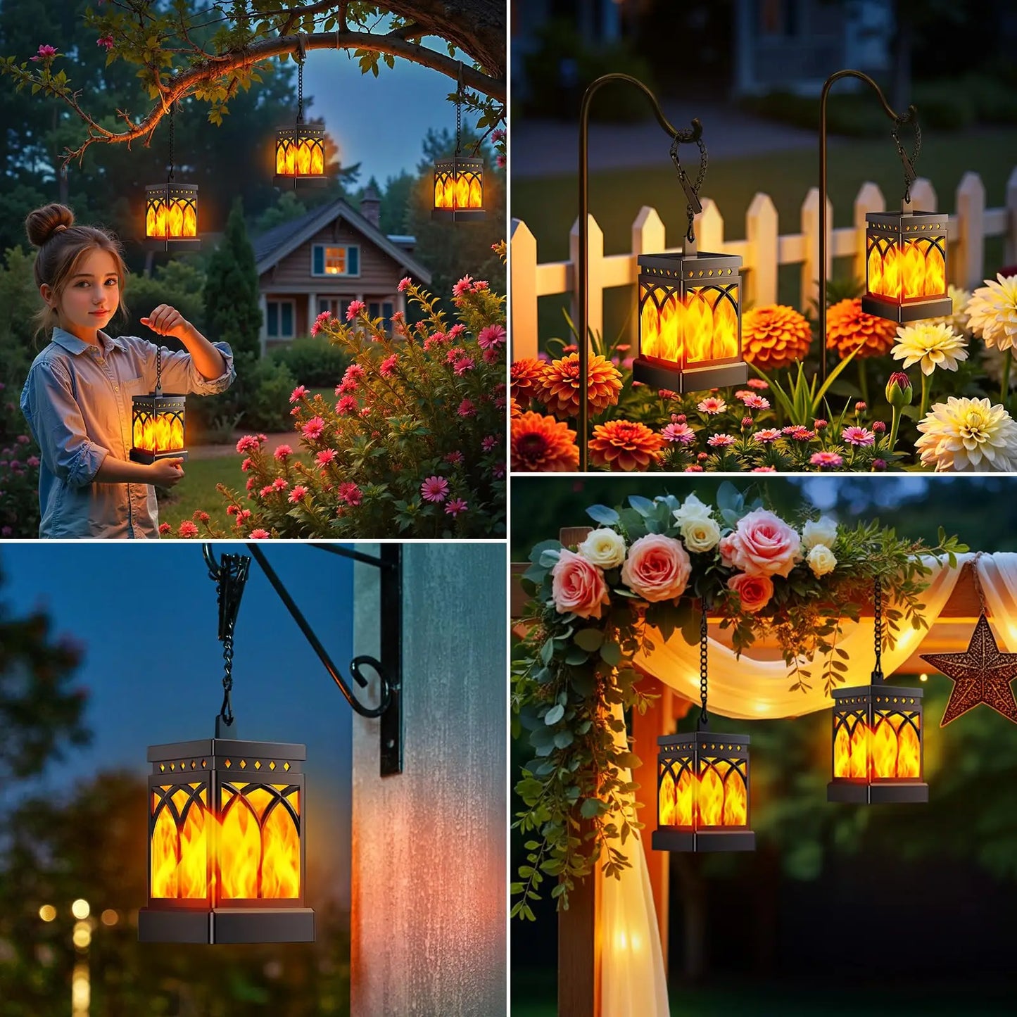 Outdoor Solar Lanterns Waterproof LED TLL059B Auto On
