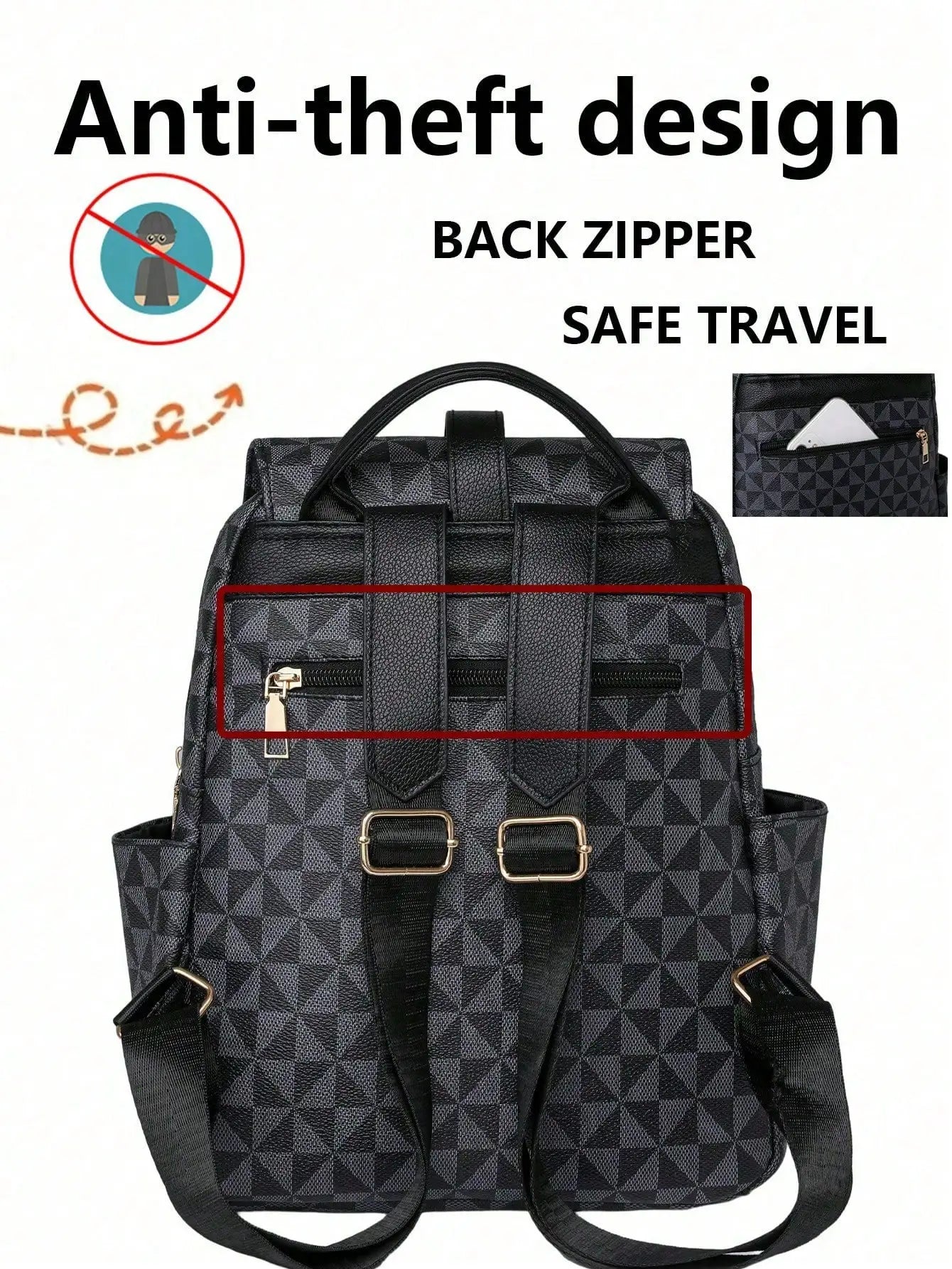 Premium Portable Backpack For School Unisex Durable Daily Use