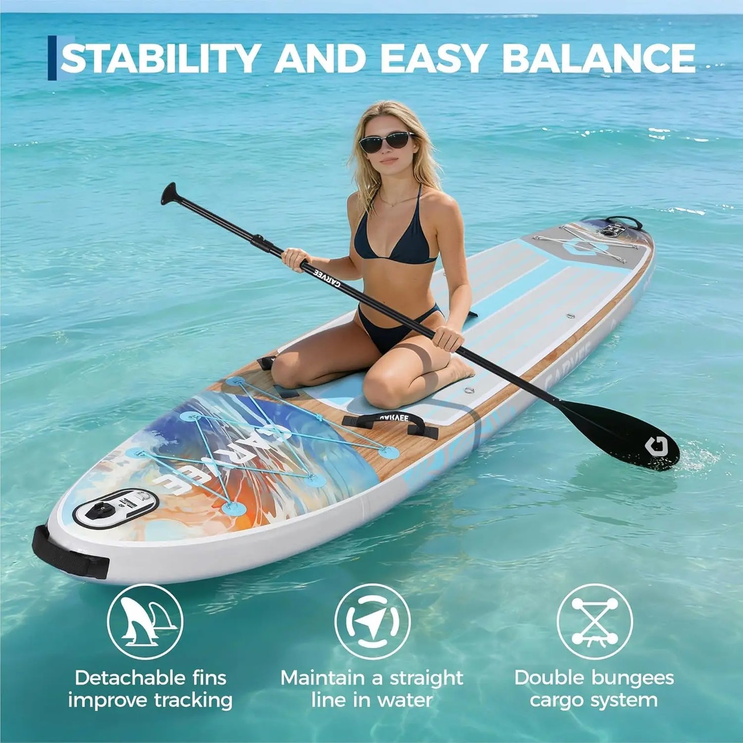 Inflatable Stand Up Paddle Board With Premium Accessories
