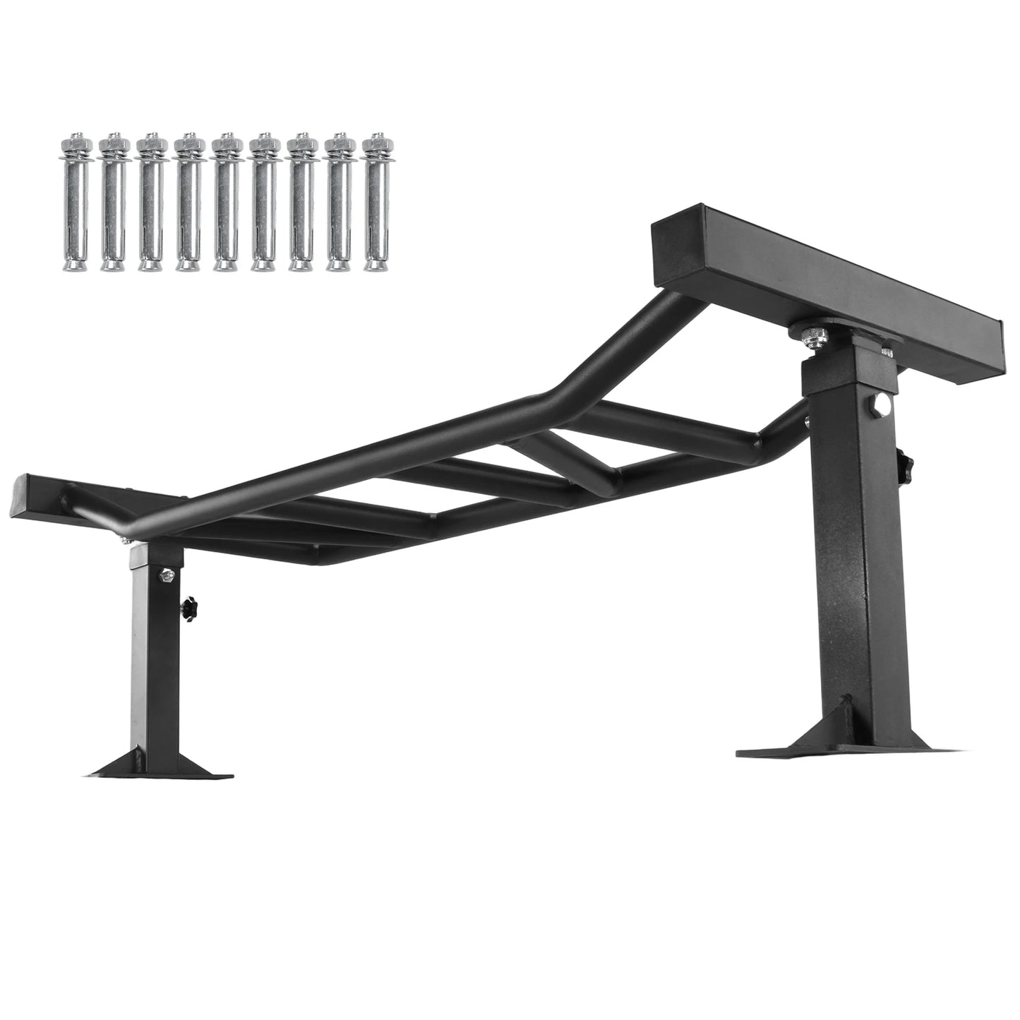 Ceiling Mount Pull Up Bar With Adjustable Height 600Lb Capacity