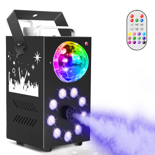 Datewink 700W Fog Machine With 9 LED RGB Stage Lights