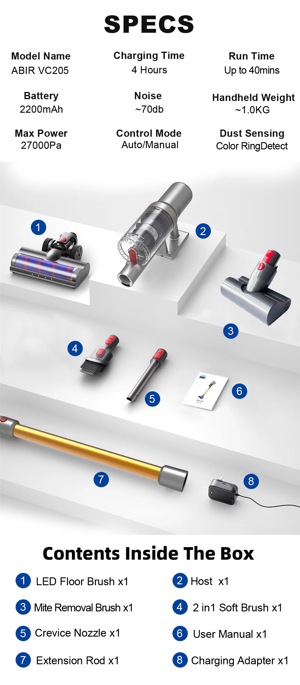 Cordless Handheld Vacuum Cleaner