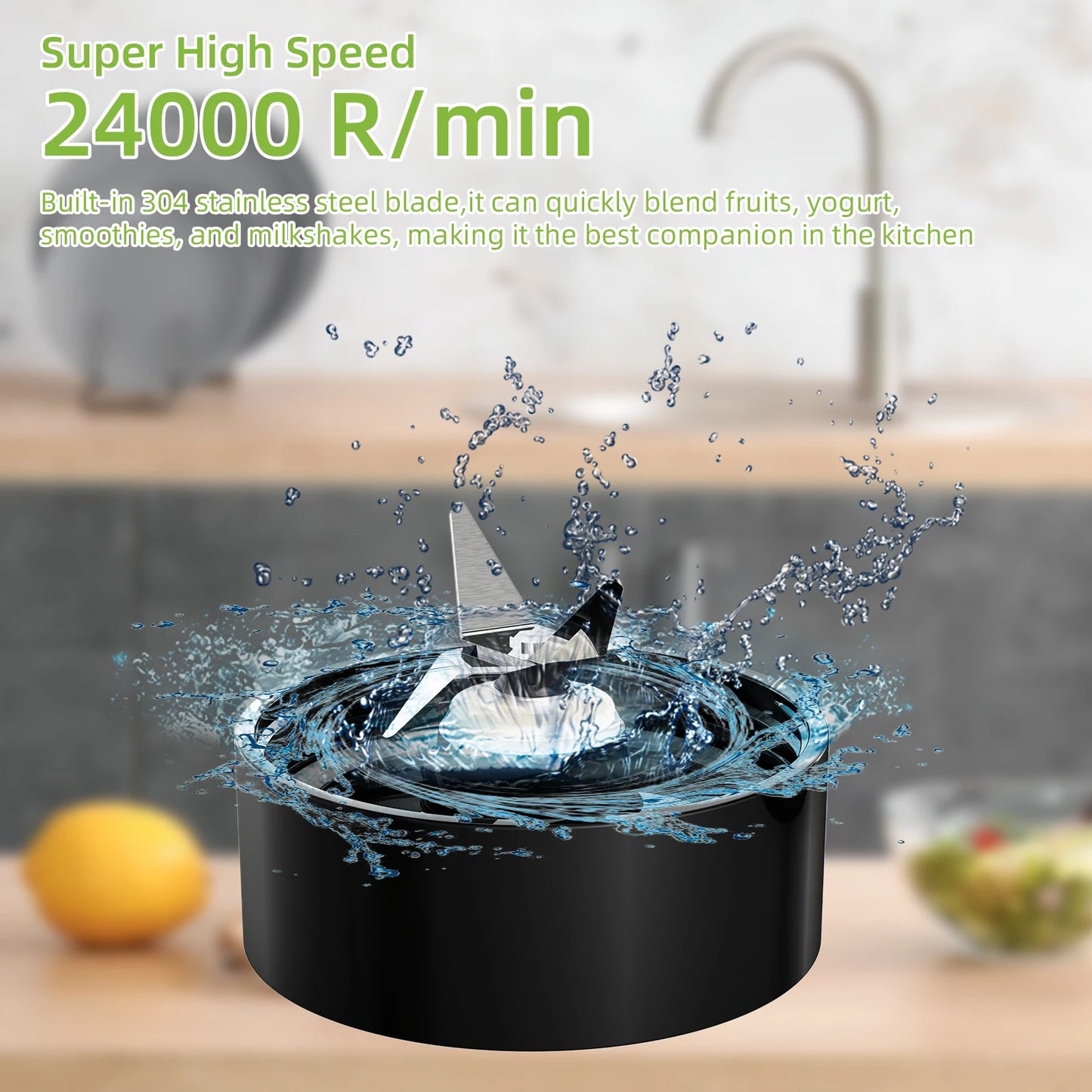 BioloMix 700W 3 in 1 Portable Food Processor Juicer Blender