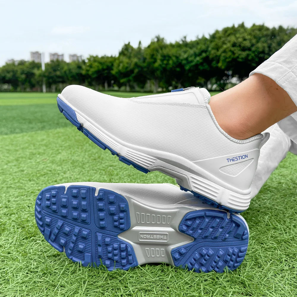 Men Golf Shoes Professional Performance Outdoor Footwear With Rubber Outsole