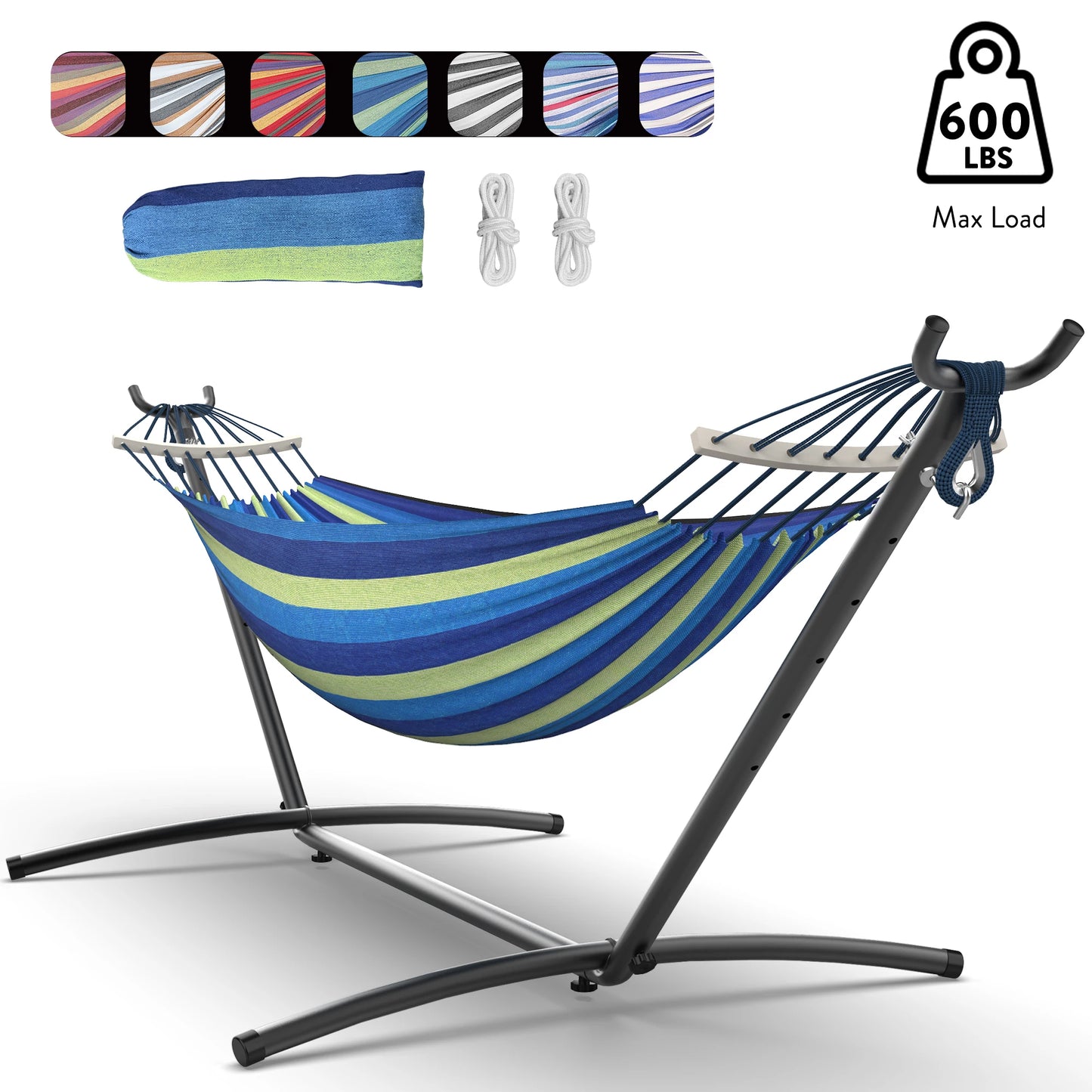 Gyroor Adjustable Stand Hammock Supports 600 Lb Capacity