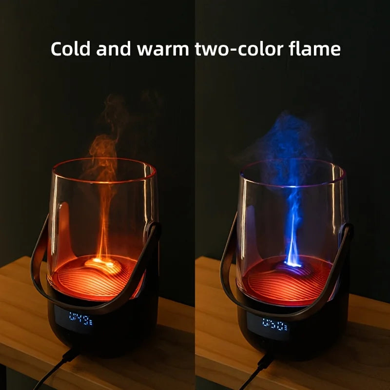 USB Aroma Humidifier With Night Light Timer Auto Shut Off