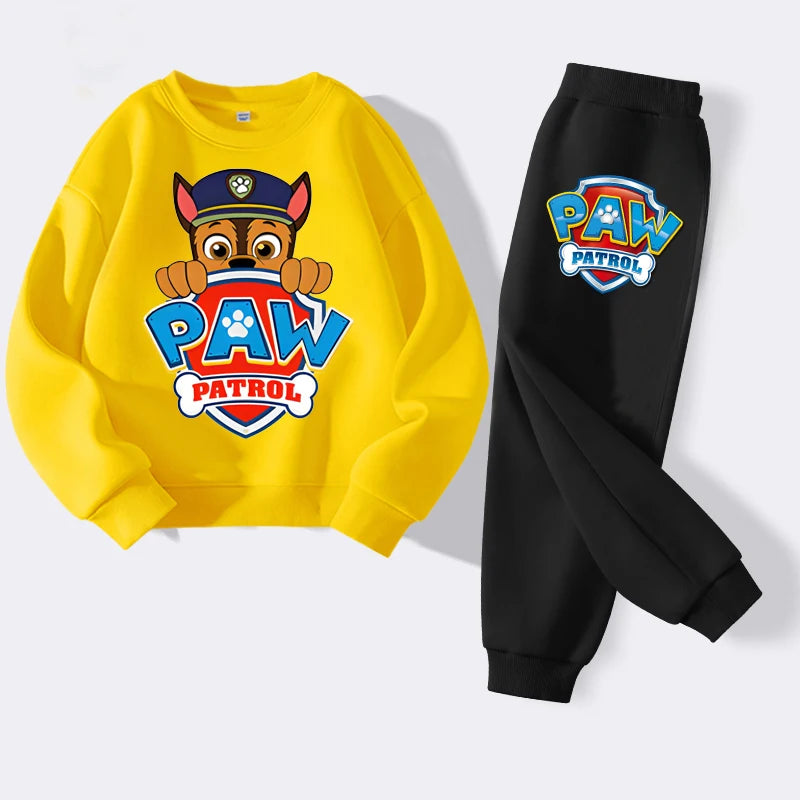 PAW Patrol Cartoon Printed Boys Sweatshirt Sets For Kids