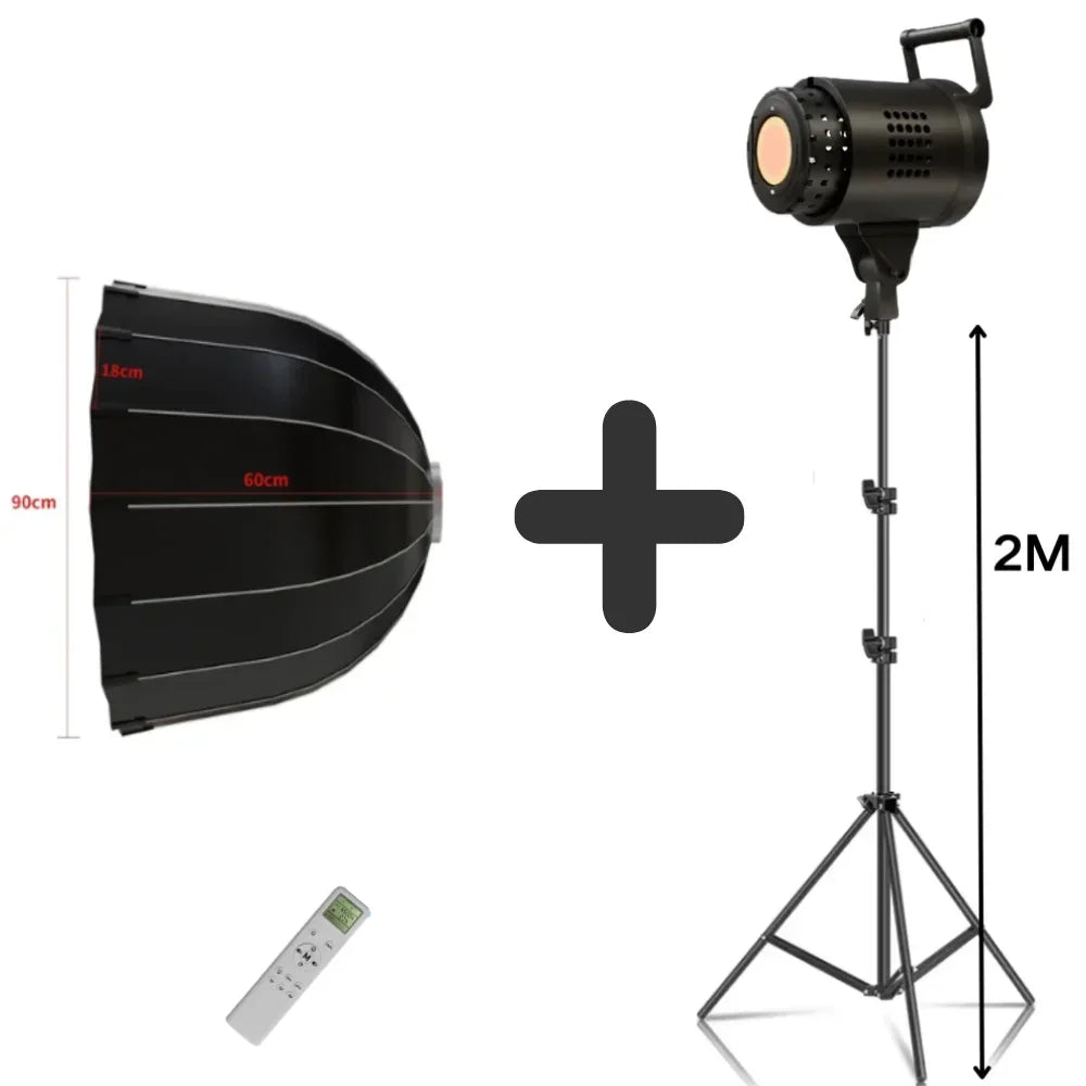 Globe Lantern Softbox Diffuser 65cm 115W Lighting For Film Video
