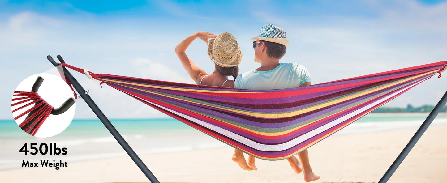 Gyroor Adjustable Stand Hammock Supports 600 Lb Capacity