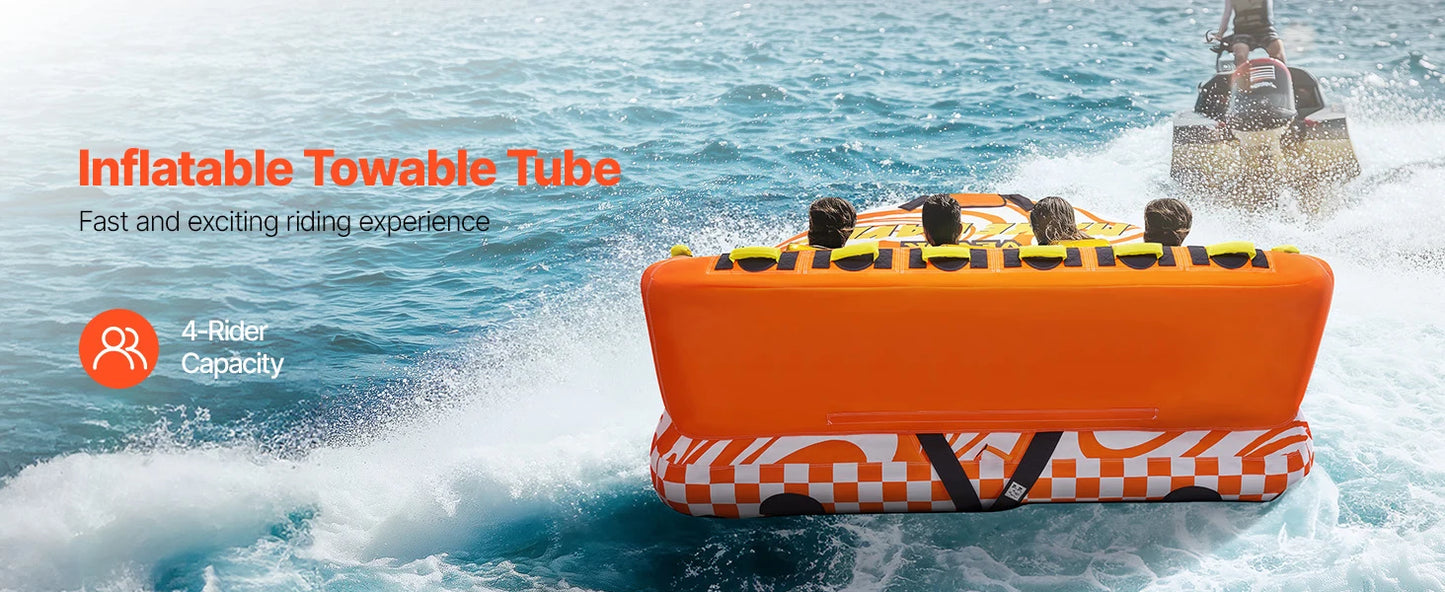 SucceBuy Towable Tube For Boating And Water Sports