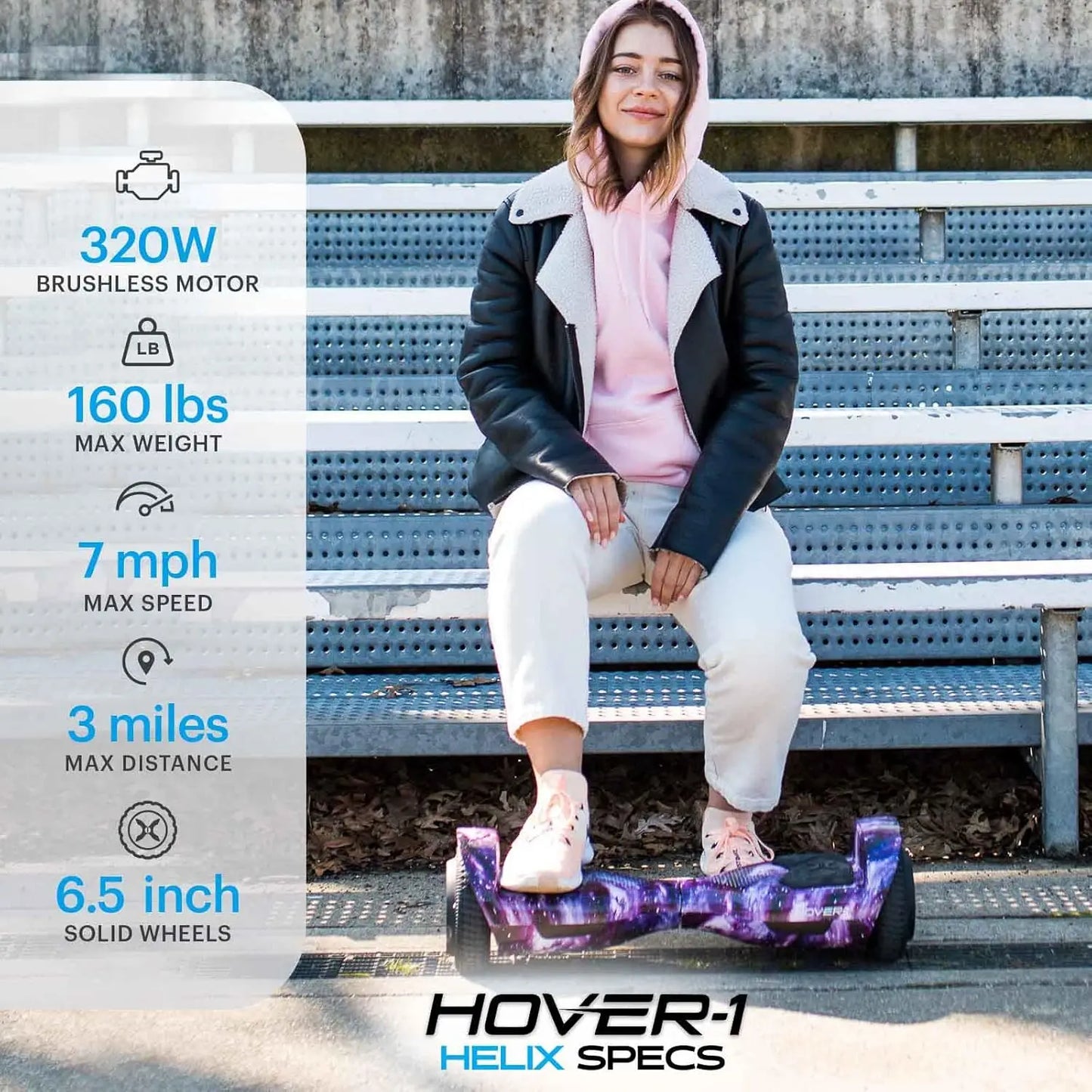 Hover-1 Helix Hoverboard UL Certified All-Terrain Dual Motor 36V BatterySystemPro