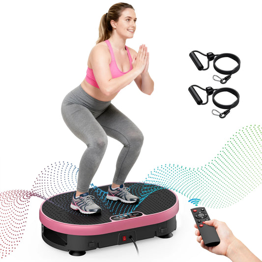 Vibration Plate Whole Body Exercise Machine With 120 Levels Remote